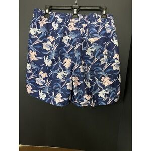 🌊 1996 Coast Clothing Tropical Floral Swim Trunks - Size L - Y2K Retro Surf‎